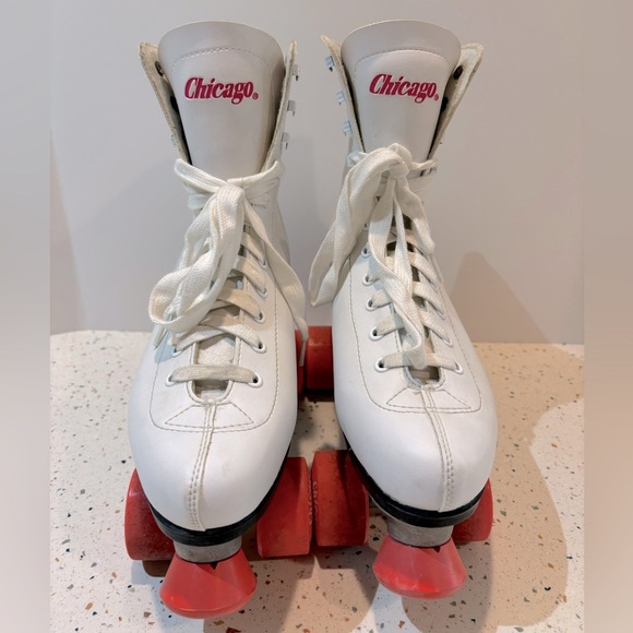 Chicago Roller Skates White & Pink Women’s‎ Sz 10 - Picture 3 of 9